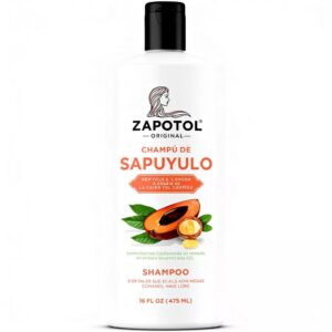 Champú Sapuyulo light orange herbal shampoo available on Amazon