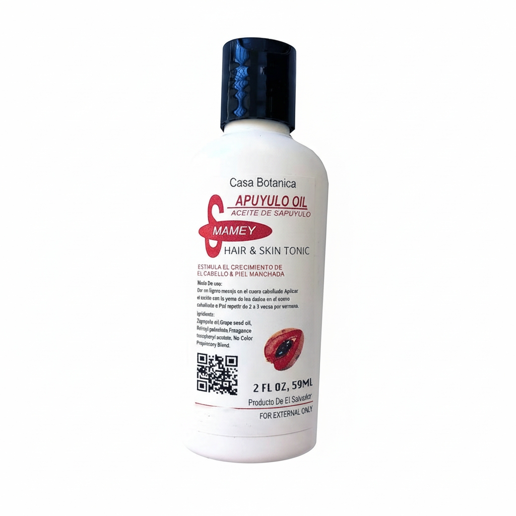 Sapuyulo oil extract for hair and skin 2 fl oz available on Amazon