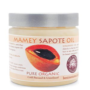 Best Nature’s Cosmetics pure organic cold pressed unrefined mamey sapote oil 150 ml available on Amazon