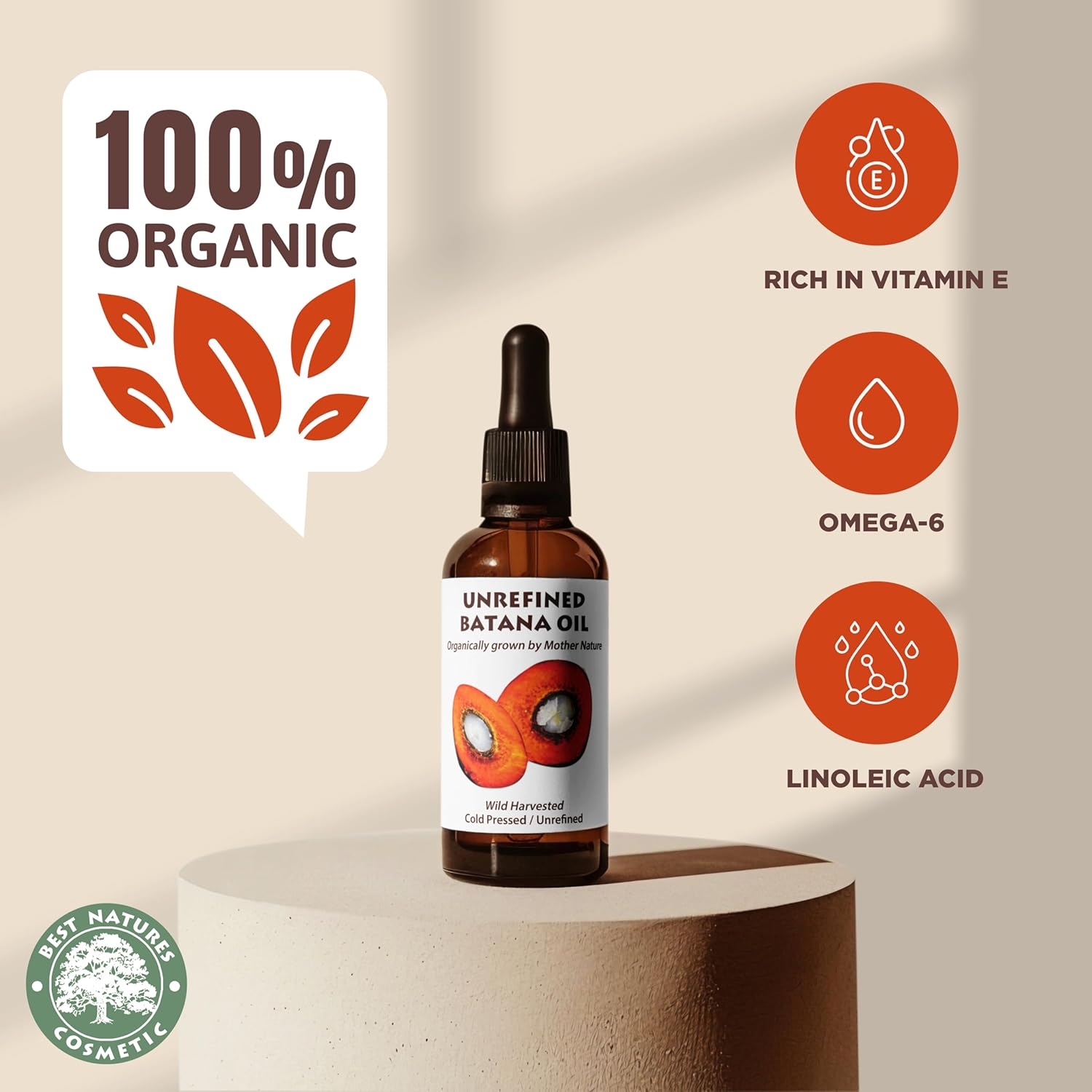 Best Nature’s Cosmetics batana mamey sapote hair care product available on Amazon